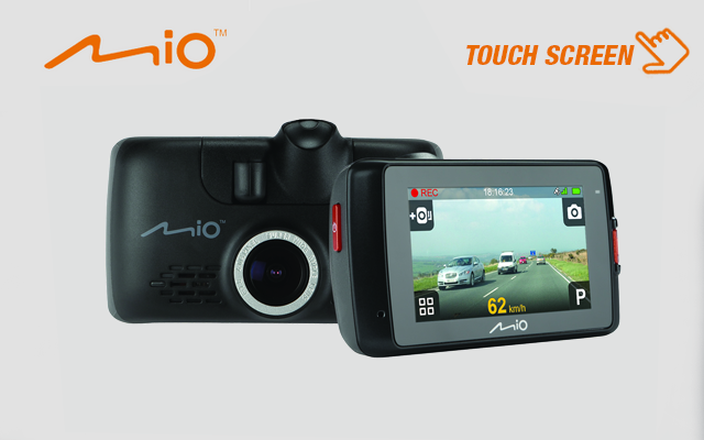 Mio MiVue 638 Touch from Scenic Group, witness camera protection fully fitted